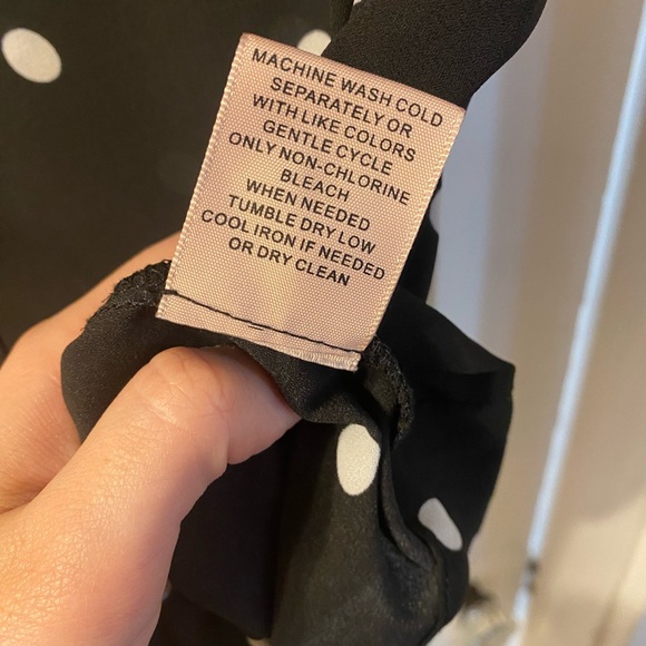 Black and white polka dot blouse - Picture 4 of 5